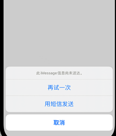 上思apple维修iPhone上无法正常发送iMessage信息