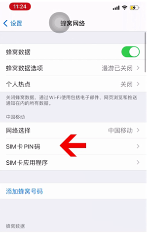 上思苹果14维修网分享如何给iPhone14的SIM卡设置密码 